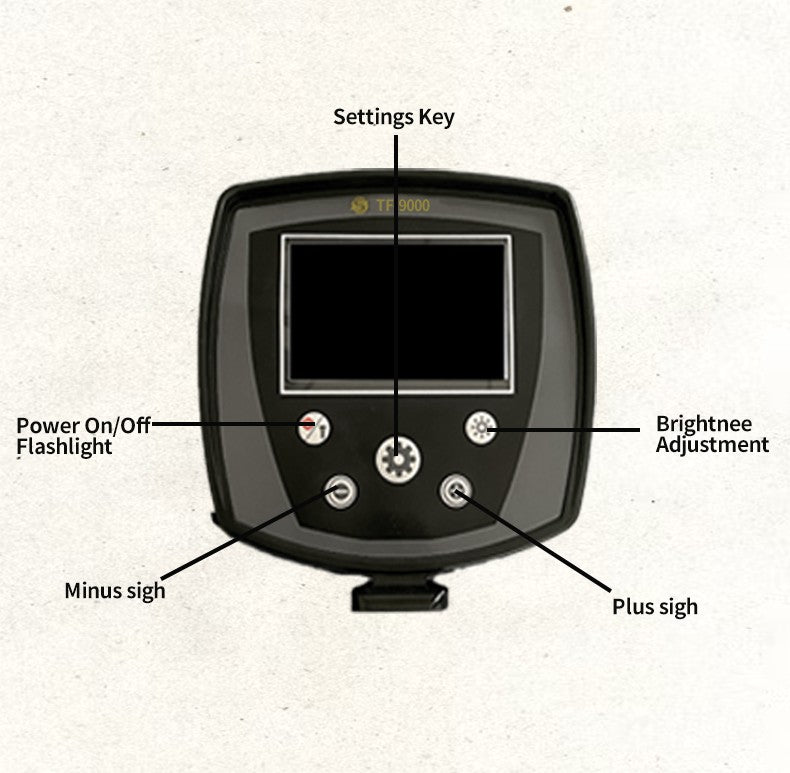 TF Pro Pause Induction Metal Detector -Deep Detection Up to 7m/23 ft