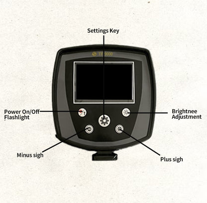TF Pro Pause Induction Metal Detector -Deep Detection Up to 7m/23 ft