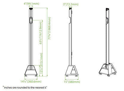 ZKTeco FMD Pro 2.0 Walk Through Metal Detector