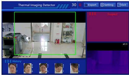 Zorpro 33T Walk Through Metal Detectors with Temperature Scanner