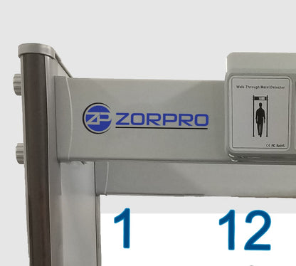 Zorpro 33 Walk Through Metal Detector ADA